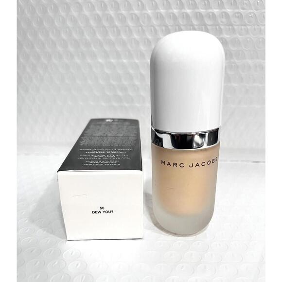 Marc Jacobs Dew Drops Coconut Gel Highlighter 50 Dew You? Golden Peach Full Size - Picture 4 of 5